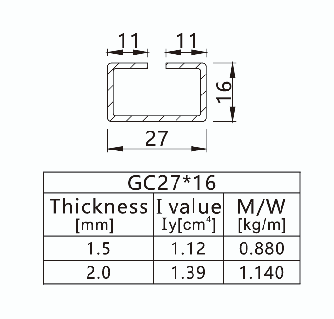 GI reinforcement specification for V-2.5T-88